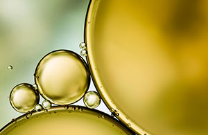 Bubbles in heating oil