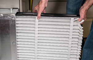 Checking HVAC filter