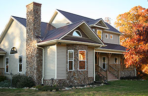 House in the fall