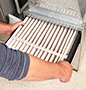 Replacing HVAC filter