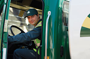 ai_oilandpropane Meenan tech sitting in oil truck