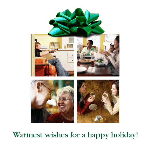 We wish you and your family a wonderful holiday season